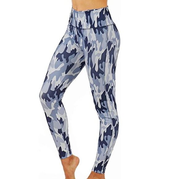 Pants - Camouflage Yoga leggings V shaped back